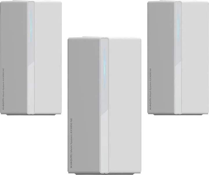 Router Xiaomi Mesh System AX3000 NE EU 3 pack White (6941948704084) - obraz 1