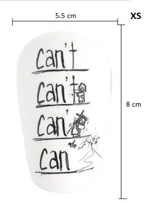 Міні щитки футбольні Can't - Can білі S - Фото 3 Міні щитки футбольні Can't - Can білі S - зображення 3