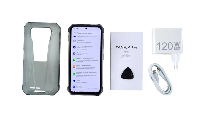 Unihertz TANK4 PRO 18GB 1TB上位版 Защищенный смартфон Unihertz Tank 4 Pro (18Gb+1Tb) Black – фото