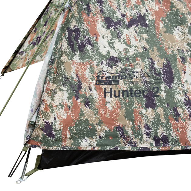 Намет туристичний 2-місний Tramp Lite Hunter 2 camo , двошаровий, з двома входами та двома тамбурами (UTLT-008) - изображение 7