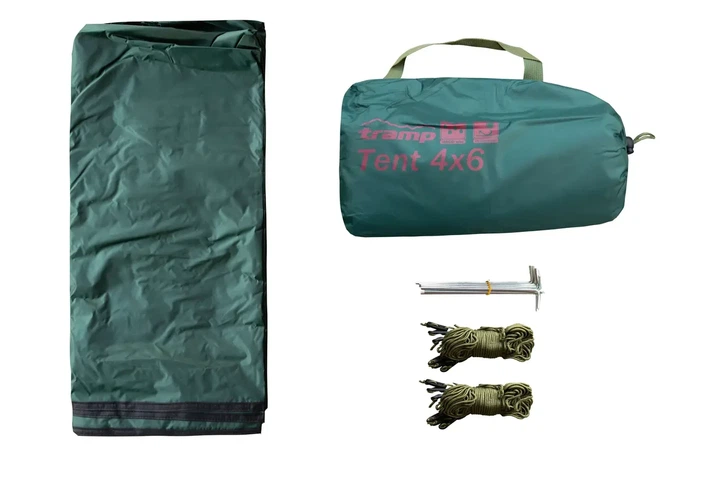 Тент для захисту від опадів та сонця Tramp Tent 3 х 5 green UTRT-101 - изображение 5