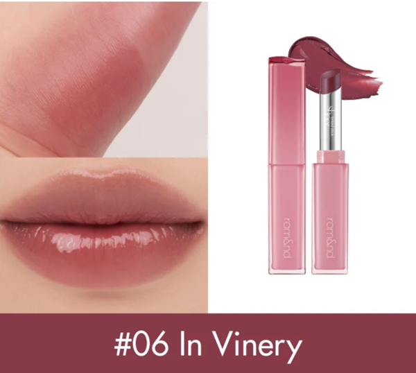 Стойкий тинт-желе в стике у винном оттенке Rom&nd Sheer Tinted Stick No.06 In Vinery, 2 г - изображение 2