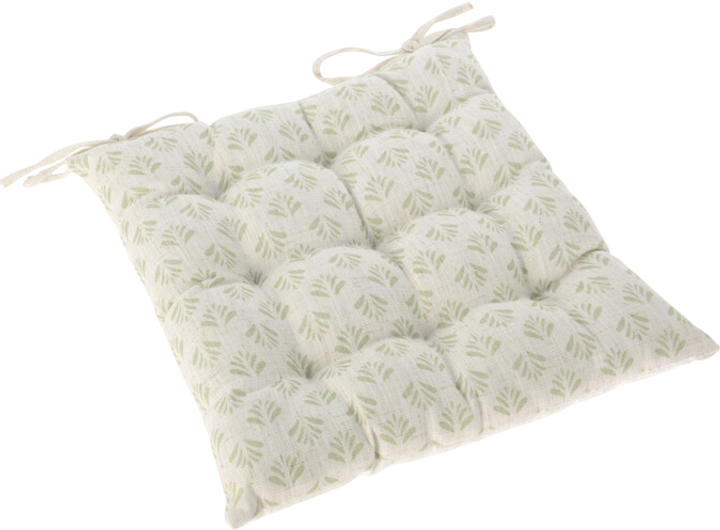 Подушка для стільця Home & Styling Collection з рослинним візерунком 40 x 40 см (5902973451801) - зображення 1