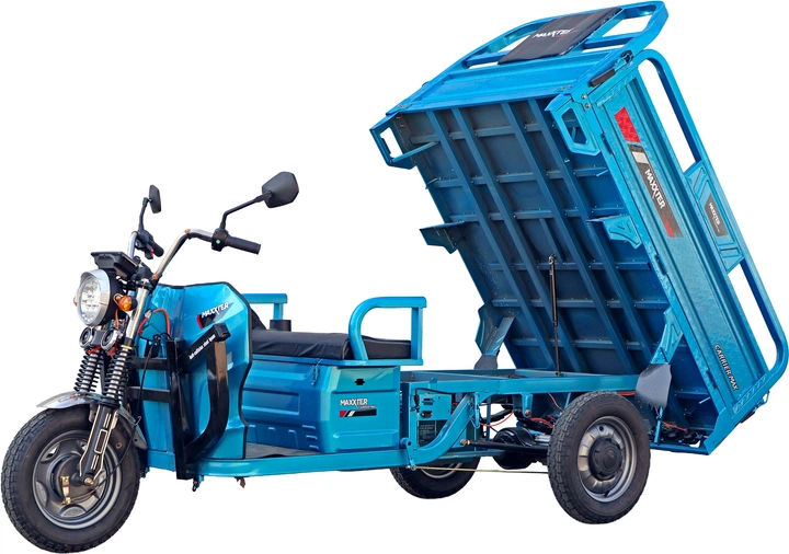 Електроскутер Maxxter CARRIER MAX 1500 Вт Blue - Фото 4 Електроскутер Maxxter CARRIER MAX 1500 Вт Blue - зображення 4