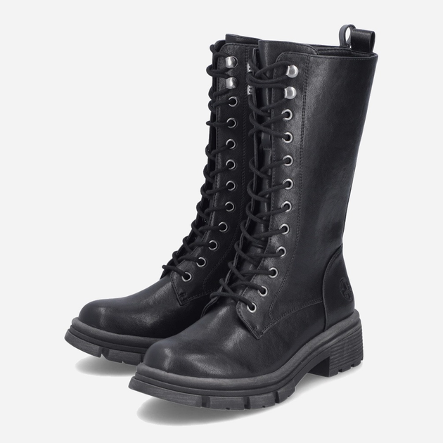 Жіночі черевики високі Rieker 91440-00 40 (6.5UK) Чорні (4061811462209) - зображення 2