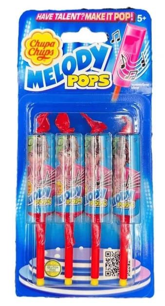 Леденец-свисток Chupa Chups Melody Pops 4шт 60г от продавца