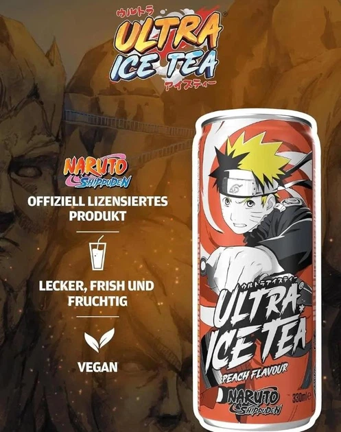 Холодный чай Ultra Ice Tea Naruto Peach 330 мл от продавца
