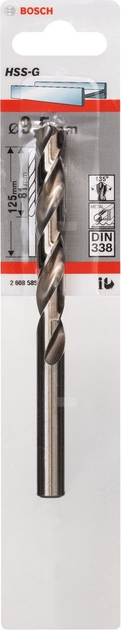Свердло Bosch HSS-G 9.5 x 125 мм (2608585935) - зображення 1