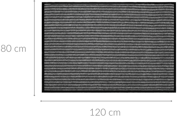 Mata pod drzwi Douceur d'interieur prostokątna 80 x 120 cm (3574387415216) - obraz 2