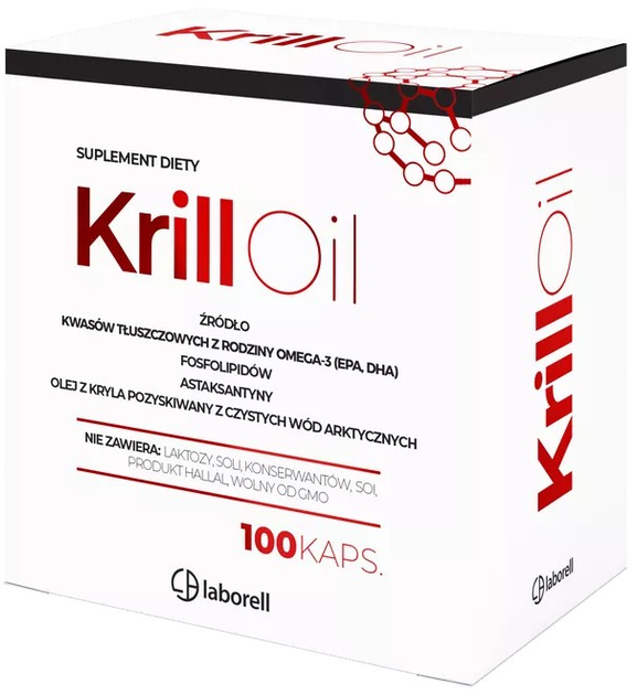 Suplement diety Laborell olej z kryla 100 kapsułek (5902488010678) - obraz 1