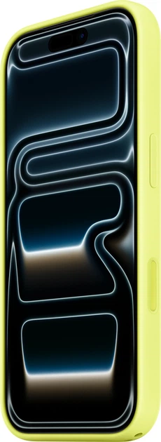Etui Apple Silicone Case with MagSafe do Apple iPhone 17 Pro Neon Yellow (MGFF4) - obraz 2