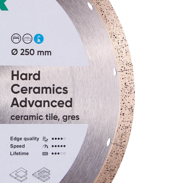 Круг алмазный отрезной 1A1R 250 Hard ceramics Advanсed (004w) - изображение 3