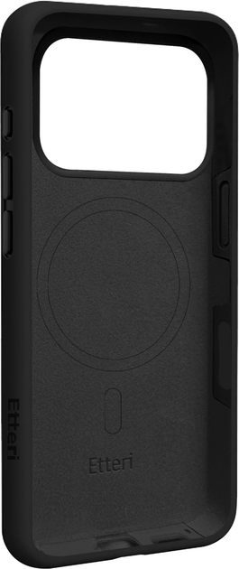 Панель Etteri Silicone Mag для Apple iPhone 17 Pro Black (5907504556932) - зображення 3