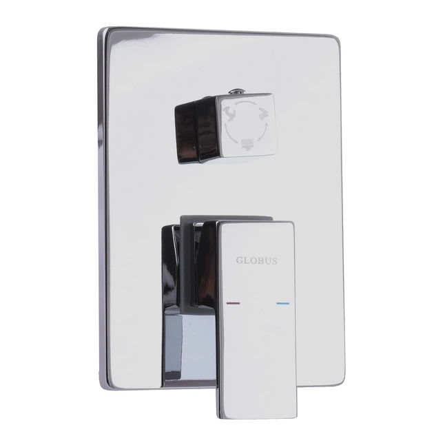 Смеситель для душа Globus Lux SMART GSM-305-00 встроен на три потребителя, без душ.набора, хром - изображение 8