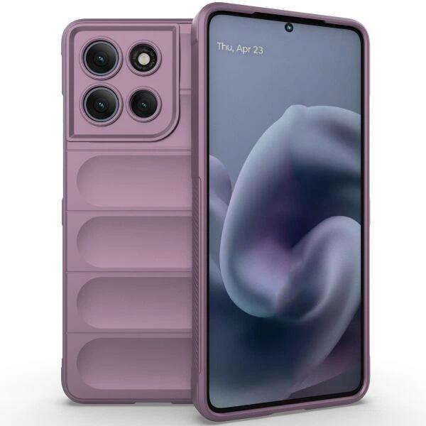 Силиконовый (TPU) чехол Deexe Terra Case для Motorola Moto G86 Power - Light Purple - Фото 1 Силиконовый (TPU) чехол Deexe Terra Case для Motorola Moto G86 Power - Light Purple - изображение 1