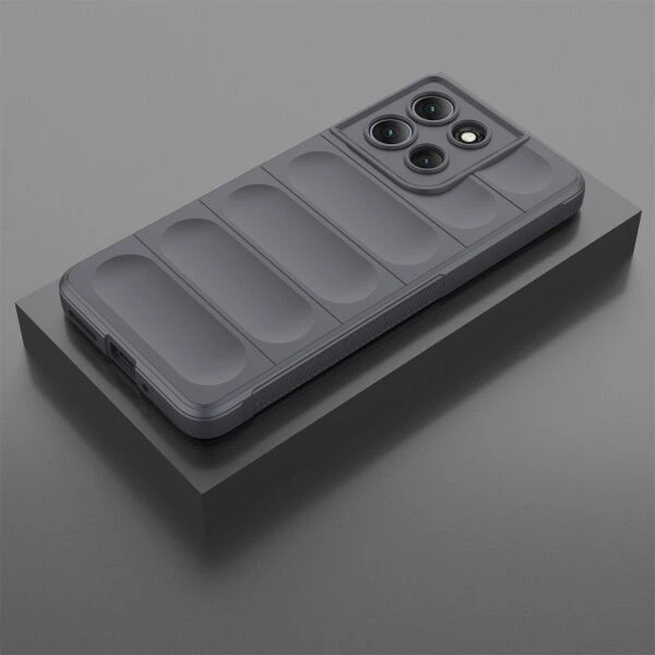 Силіконовий (TPU) чохол Deexe Terra Case для Motorola Moto G86 Power - Dark Grey - Фото 2 Силіконовий (TPU) чохол Deexe Terra Case для Motorola Moto G86 Power - Dark Grey - зображення 2