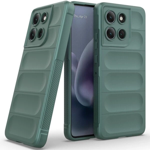 Силиконовый (TPU) чехол Deexe Terra Case для Motorola Moto G86 Power - Green - Фото 2 Силиконовый (TPU) чехол Deexe Terra Case для Motorola Moto G86 Power - Green - изображение 2
