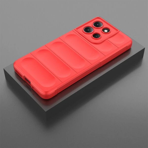Силиконовый (TPU) чехол Deexe Terra Case для Motorola Moto G86 Power - Red - Фото 4 Силиконовый (TPU) чехол Deexe Terra Case для Motorola Moto G86 Power - Red - изображение 4