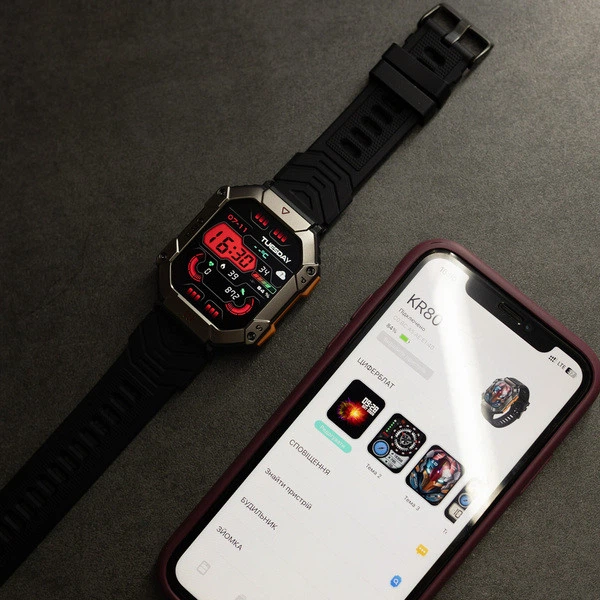 Смарт годинник, розумний годинник Smart Racer K+ Black з компасом ( 12444 ) - Фото 9 Смарт годинник, розумний годинник Smart Racer K+ Black з компасом ( 12444 ) - изображение 9