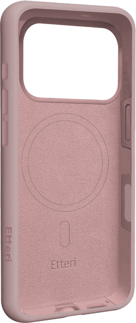Панель Etteri Silicone Mag для Apple iPhone 17 Pro Light Pink (5907504557090) - зображення 3