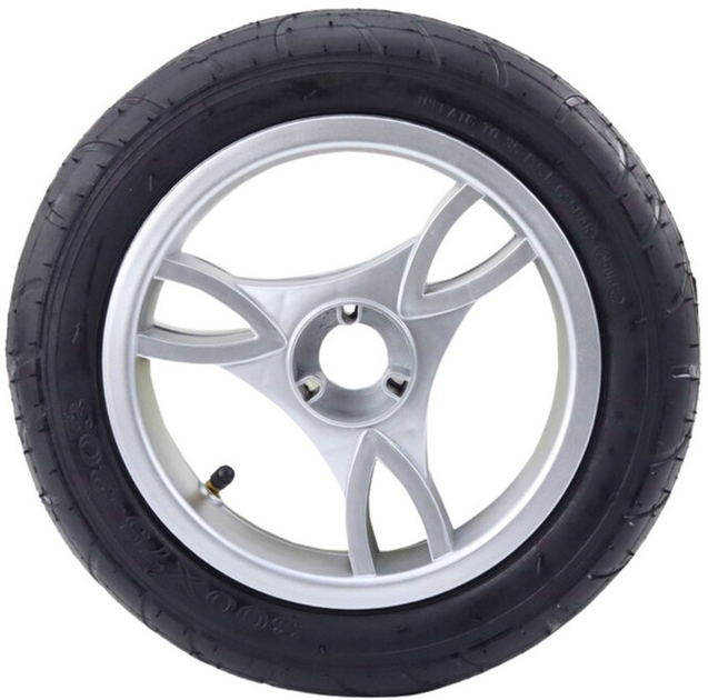 Przednie plastikowe koło Lean Cars Pro 600 z gumową oponą pompowane 14554 (5905991031444) - obraz 2