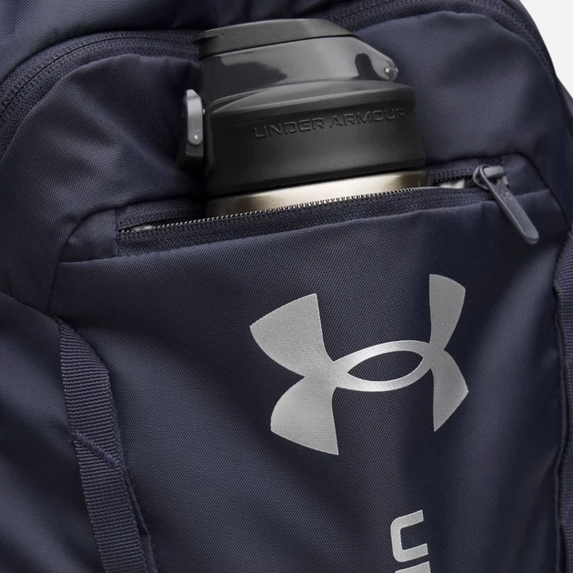 Рюкзак спортивный тканевый 22 л вмещает формат А4 Under Armour Ua Hustle Sackpack 22L 6000519-410 Синий (198632084199) - изображение 5