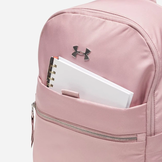 Рюкзак женский спортивный тканевый 19,5 л водонепроницаемый Under Armour Ua Studio Campus Bp 19,5L 1384675-673 Розовый (198632762189) - Фото 6 Рюкзак женский спортивный тканевый 19,5 л водонепроницаемый Under Armour Ua Studio Campus Bp 19,5L 1384675-673 Розовый (198632762189) - изображение 6