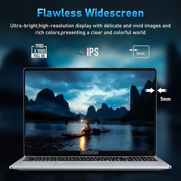 Ноутбук 16" FUNYET DuetBook Intel N95 RAM 8GB SSD 256GB Windows 11 (UKR) - зображення 3