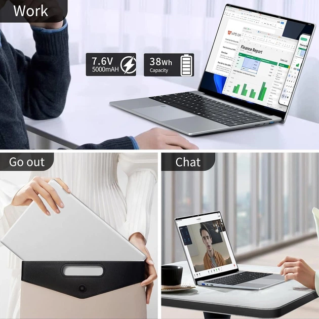 Ноутбук 15.6" Rovendex 50083 Intel Celeron N95 RAM 16GB SSD 512GB Windows 11 (UKR) - изображение 7