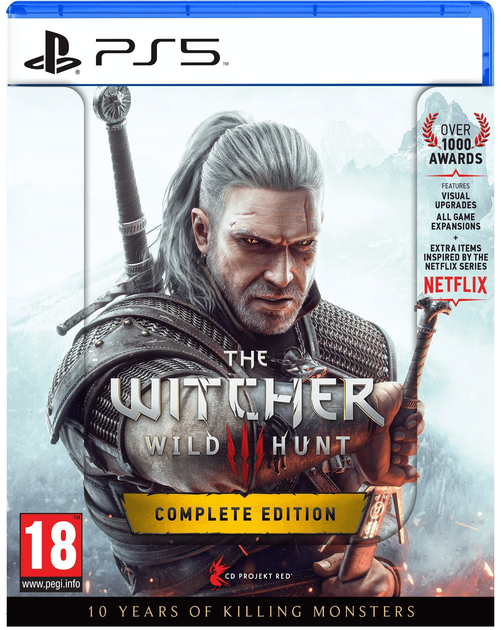 Gra PS5 Wiedźmin 3 Dziki Gon - Edycja Gry Roku + Jubileuszowy Steelbook (The Witcher 3: The Wild Hunt – Game of the Year Edition + 10th Anniversary Steelbook) (Blu-ray płyta) (5908305250463) - obraz 1