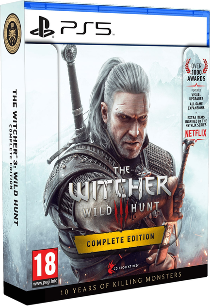 Gra PS5 Wiedźmin 3 Dziki Gon - Edycja Gry Roku + Jubileuszowy Steelbook (The Witcher 3: The Wild Hunt – Game of the Year Edition + 10th Anniversary Steelbook) (Blu-ray płyta) (5908305250463) - obraz 2