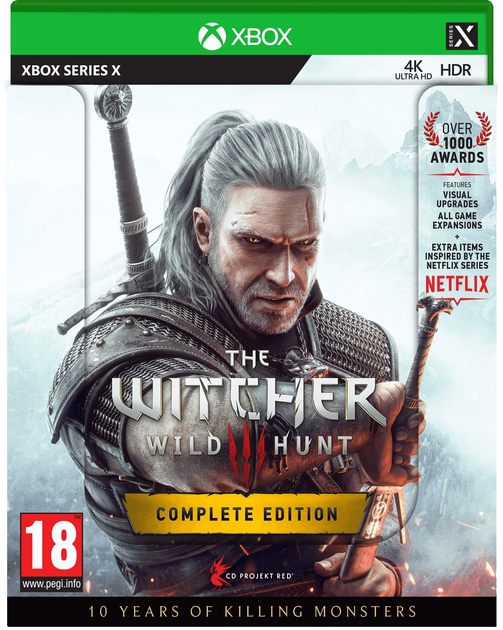 Gra XSX Wiedźmin 3 Dziki Gon - Edycja Gry Roku + Jubileuszowy Steelbook (The Witcher 3: The Wild Hunt – Game of the Year Edition + 10th Anniversary Steelbook) (Blu-ray płyta) (5908305250470) - obraz 1