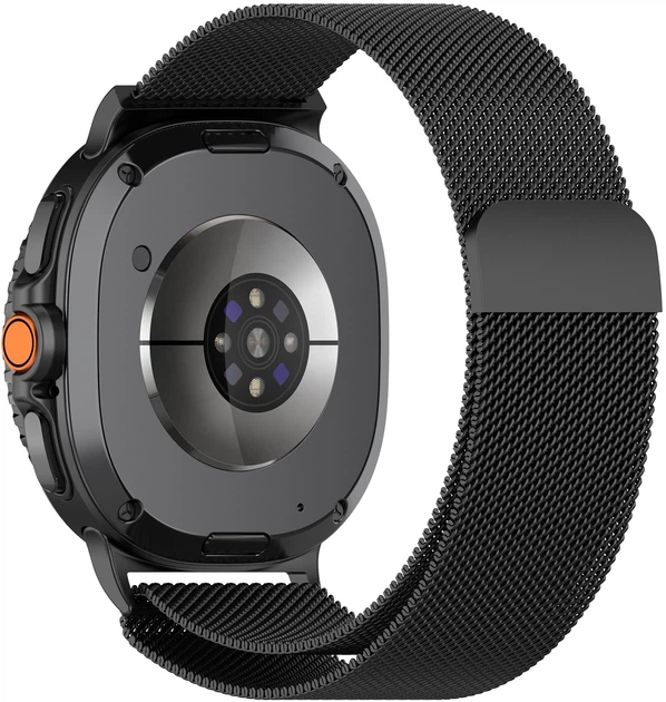 Ремешок ArmorStandart Milanese Magnetic для Samsung Watch 9 / 9 Classic / 8 / 8 Classic (20x113 mm) Black (ARM87358) - Фото 2 Ремешок ArmorStandart Milanese Magnetic для Samsung Watch 9 / 9 Classic / 8 / 8 Classic (20x113 mm) Black (ARM87358) - изображение 2
