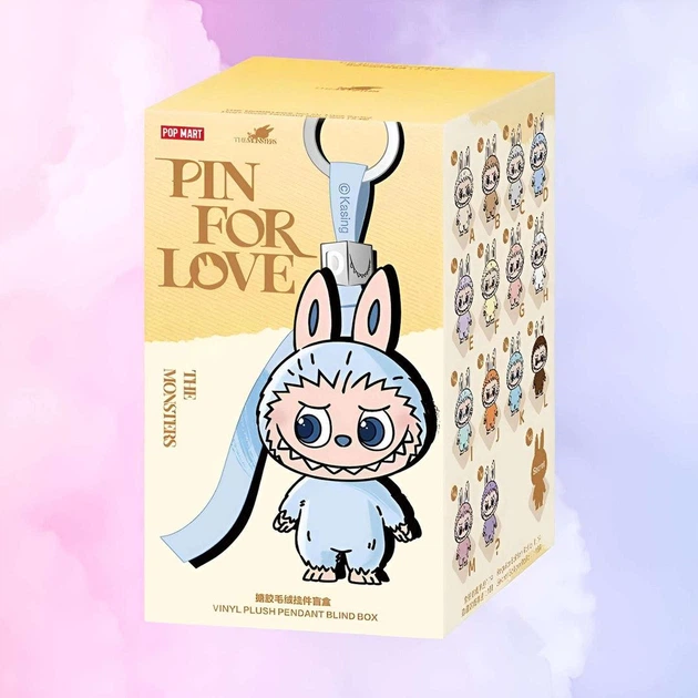 Лабубу брелок Labubu The Monsters Pin for Love Series Blind Box