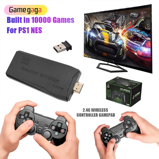 Портативная игровая консоль Game Stick Lite M8-5-30 64Гб 4K TV с 2 беспроводными джойстиками Черный 59268 - изображение 8