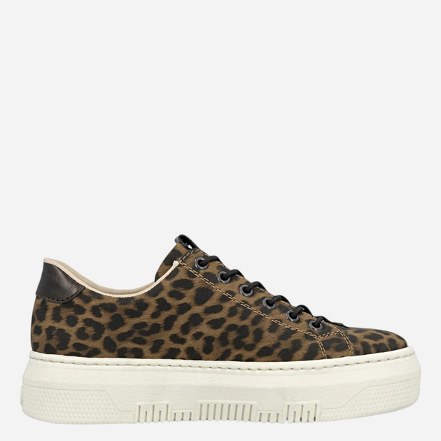 Sneakersy damskie do kostki Rieker M1953-90 36 (3.5UK) Brązowe (4061811542833) - obraz 4