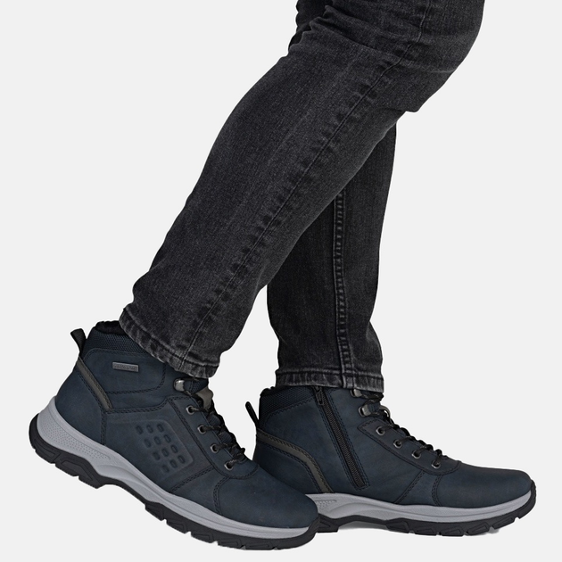 Чоловічі черевики Rieker 30201-14 43 (9UK) Сині (4061811493357) - зображення 2