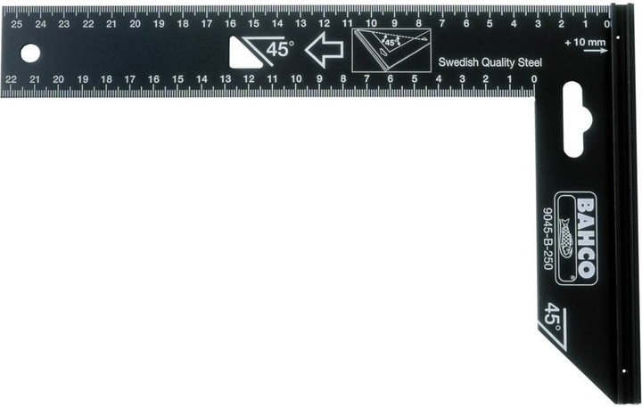 Kątownik Bahco 9045-B-250 250 mm (7311518012182) - obraz 1