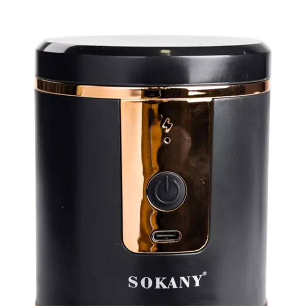 Электрическая кофемолка Sokany SK-04026 ножевая 13 Вт на 250 мл Черная (145-107-SK-04026) - изображение 7
