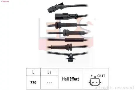 Датчик ABS EPS (1.960.148) - Фото 1 Датчик ABS EPS (1.960.148) - зображення 1