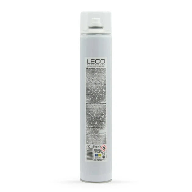 Лак для волосся Leco Professional 5 Ультрасильна фіксація 600 мл (4820024946926) - зображення 3