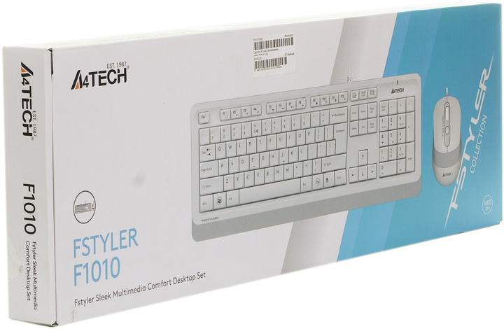 Комплект A4Tech F1010 White (4711421943307) - изображение 6