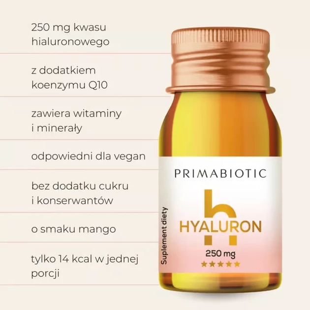 Гіалурон Primabiotic Гіалуронова кислота для пиття 30 мл х 30 шт (5906186769463) (955555912388145) - Уцінка - зображення 4