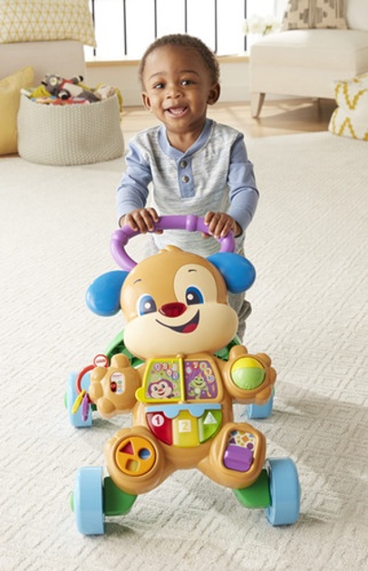 Ходунки Fisher-Price Граю та Вчуся Навчальна каталка "Собачка" (FTC66) (C42) (грецькою мовою) (887961640908) (955555910834553) - Уцінка - зображення 4