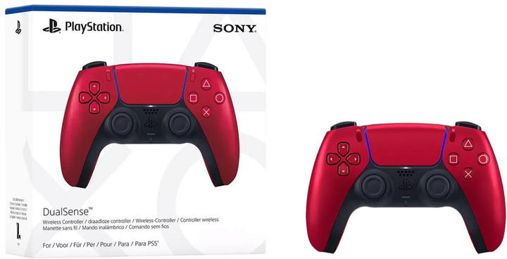 Бездротовий геймпад Sony PlayStation DualSense Volcanic Red (0711719576822) (955555910660271) - Уцінка - зображення 4