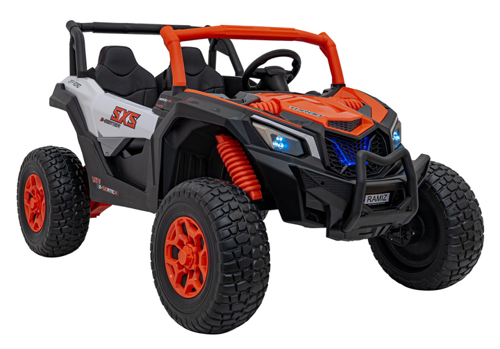 Samochód elektryczny dla dzieci UTV X3 Off-Road Pomarańczowy (5903864940763) - obraz 1