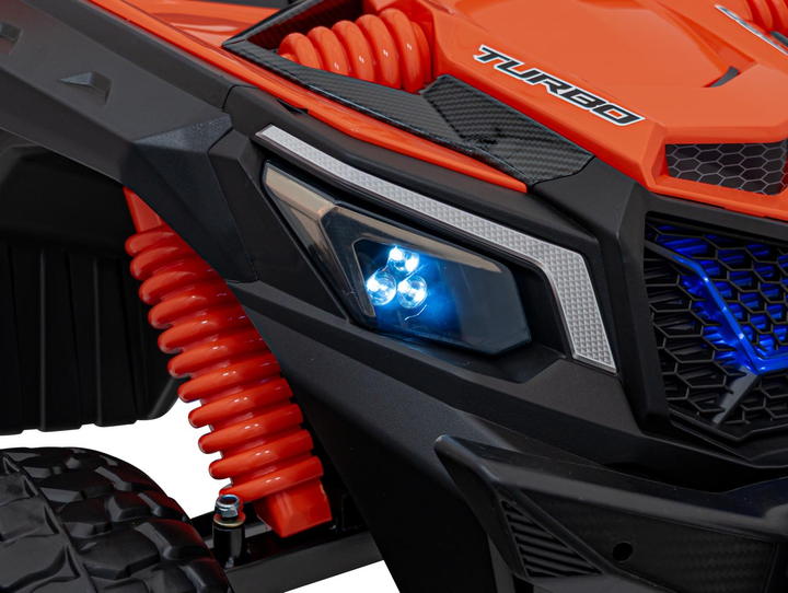 Samochód elektryczny dla dzieci UTV X3 Off-Road Pomarańczowy (5903864940763) - obraz 14