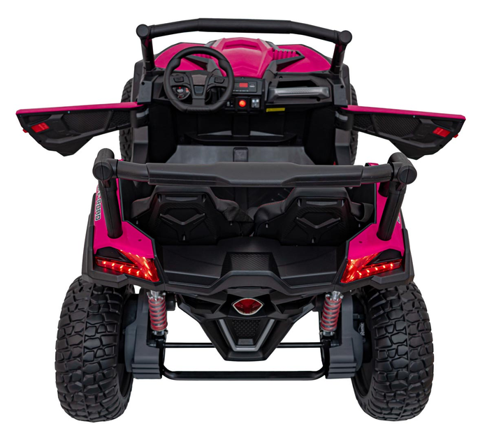 Електричний автомобіль для дітей UTV X3 Off-Road Рожевий (5903864941951) - зображення 8