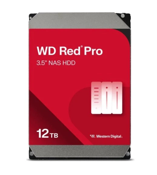 Жесткий диск 12 TB WD Red Pro (WD122KFBX) - Фото 1 Жесткий диск 12 TB WD Red Pro (WD122KFBX) - изображение 1