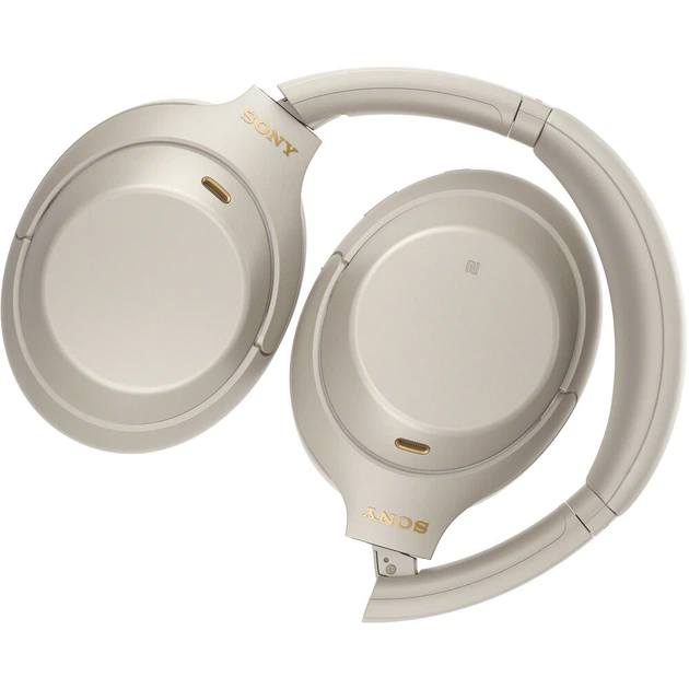 Наушники беспроводные Sony WH-1000XM4 Silver - Фото 7 Наушники беспроводные Sony WH-1000XM4 Silver - изображение 7